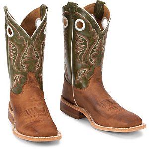 Bota Masculina Importada Justin - Cognac BR307