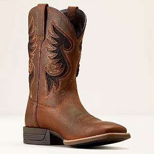 Bota Masculina Importada ARIAT - BROWN OILED ROWDY COD 10051035