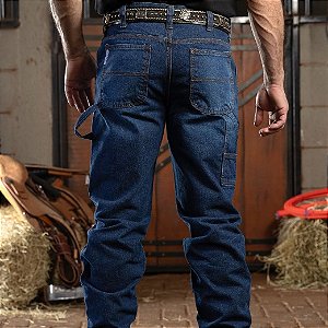 Calça masculina King farm carpinteira - carpenter blue - stone