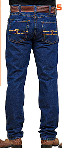 Calça masculina Docks 100% algodão - COD 4486 bordada