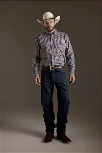 CALCA MASC RELAXED CS201 SELF JEANS ESCURO