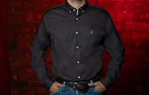 CAMISA MASC SLIM M/L	CINZA	AUSTIN