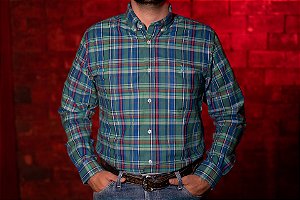 CAMISA MASC XADREZ M/L OXFORD AUSTIN