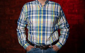 CAMISA MASC XADREZ M/L OXFORD AUSTIN