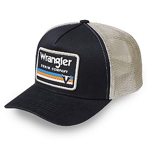 Boné Wrangler denim company Preto