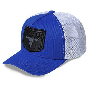 Bone Wrangler long horn azul