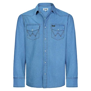 Camisa masc jeans Wrangler