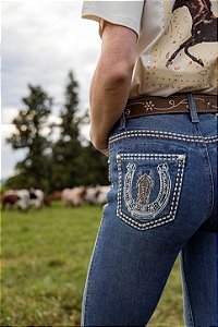 CALÇA FEM ZENZ JEANS PAARD