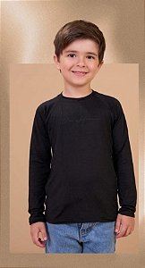 Camiseta ox horns termica masc infanti M/L Preta