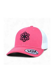BONÉ PINK TELA BRANCA LOGO TUFF ROSA
