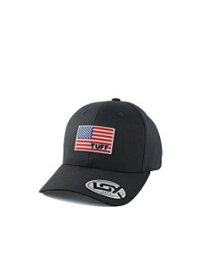 BONE CINZA LOGO USA FLAG