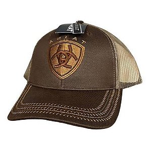 Bone Ariat Imp Marrom Bordado
