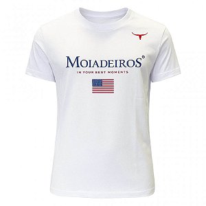 Camiseta Masc Moiadeiros Branca