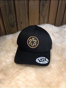 Bone Preto Tuff logo dourado