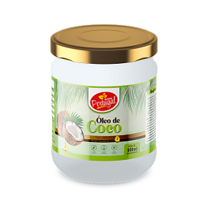 ÓLEO DE COCO EXTRA VIRGEM PORTUGAL 5OOML FARDO 6 UND