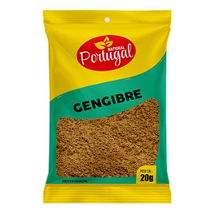 Gengibre Moído Natural Portugal 20g