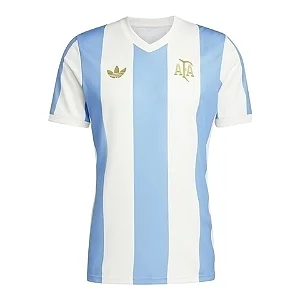 Camisa Seleção Argentina Aniversário 50 Anos - Torcedor Masculina 25/26 Listrada