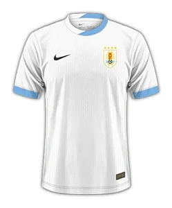 Camisa Seleção do Uruguai II 24/25 Torcedor Masculina - Branco