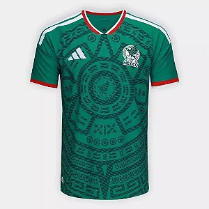 Camisa México I COPA 2026 - Masculina Torcedor - Verde