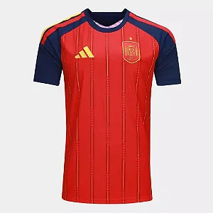 Camisa Torcedor Espanha I COPA 2026 Masculina - Vermelha