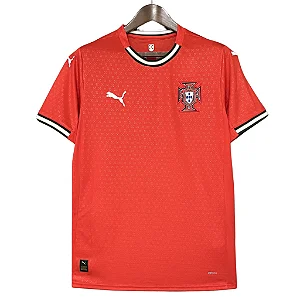 Camisa Seleção de Portugal I 25/26 Masculina - Vermelho