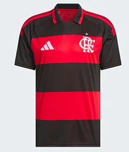 Camisa Mengão Torcedor Masculina - 26/27 - Rubro Negra