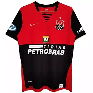 Camisa Mengão Retrô 2008 Masculina - Rubro Negra