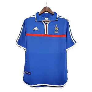 Camisa França Retrô I Home 2000 Torcedor Masculina - Azul