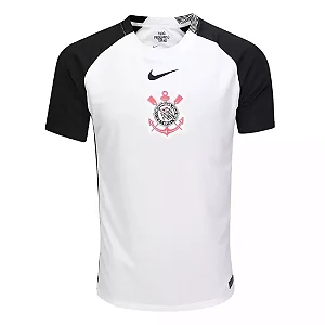 Camisa Timão Branca Home 25/26 - Torcedor Masculina