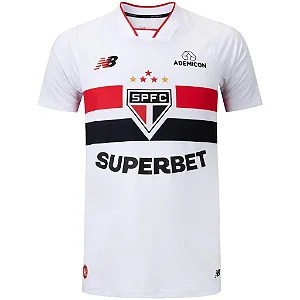 Camisa Tricolor Paulista I 26/27 Torcedor Masculina Branca