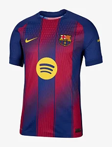 Camisa Barcelona I 25/26 Torcedor Masculina - Azul e Grená Degradê