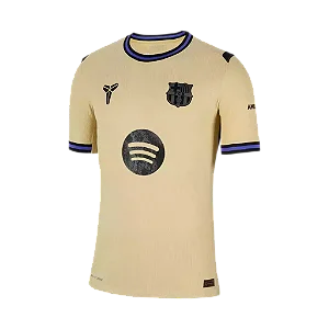 Camisa Barcelona II 25/26 Torcedor Masculina Bege