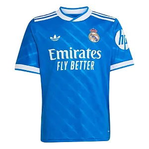 Camisa Real Madrid III 25/26 Torcedor Masculina - Azul