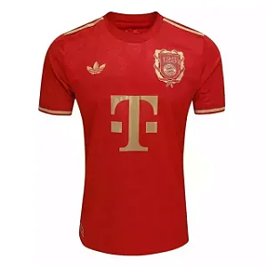 Camisa Bayern de Munique 125 Anos Torcedor - Masculina Vermelha