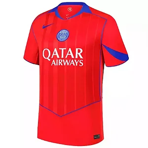 Camisa PSG III 25/26 - TOTAL 90 Torcedor Masculina - Vermelha