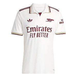 Camisa Arsenal III 25/26 - Torcedor Masculina - Branca