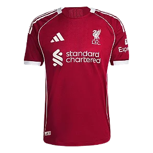 Camisa Liverpool Home 25/26 Torcedor Masculina - Vermelha