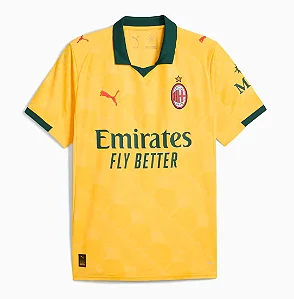 Camisa AC Milan III 25/26 - Torcedor Masculina - Amarela