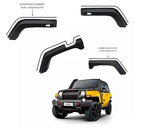 Conjunto Alargadores Paralamas Troller 2015 em Diante - Fender