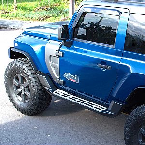 Par de Estribos Lateral Modelo TX4 Troller 2015 em Diante