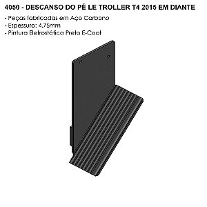 Descanso/Apoio Pé Troller 2015 em Diante