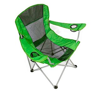 Cadeira Dobrável Reforçada Camping Capacidade 120kg