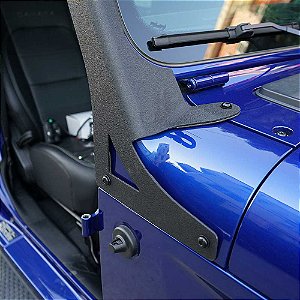 Suporte Barra Led Coluna Para Brisa Wrangler JL/JLU