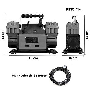 Compressor Pistão Duplo