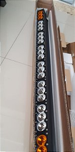 Barra Led Slim 240w Lente 3d Dual Color 110 cm - 43\"