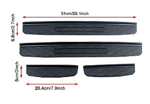 Protetor de soleira da porta - capa para proteção de porta Jeep JT Gladiator