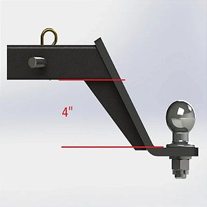 Engate Ponteira Removível com Rebaixo de 4\" 50x50