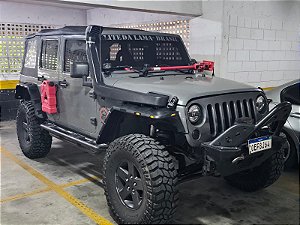 Fender Jogo de Paralamas Hurricane Flat Fender Jeep Wrangler JK/JKU (2007 á 2018)