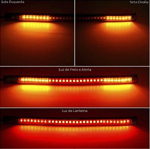Fita Flexível de Led Tipo Sinaleira Traseira  20cm