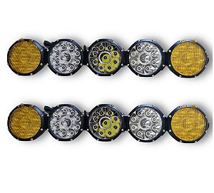 Kit Barra com Faróis Led 600W